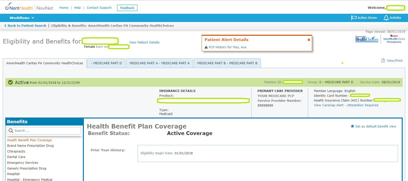 Amerihealth Caritas PA CHC Medical Supply Inc